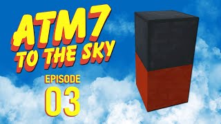 Minecraft ATM7: To The Sky  Ep03  Block Factory