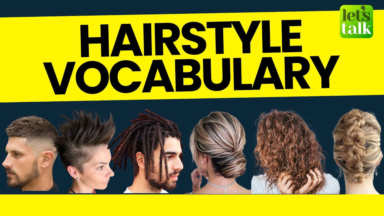 Hairstyle Vocabulary (men and women) Daily English Speaking Practice