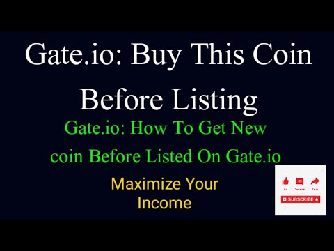 How To Get Notifications Before New Coin Listed On Gate.io