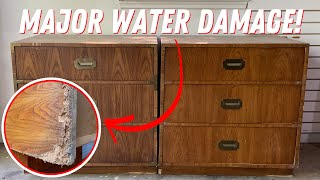 Let’s Repair These Water Damaged Nightstands With the Help of Northern Tool!