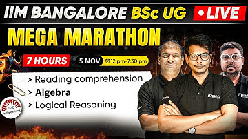 IIM Bangalore UG BSc PRACTICE MARATHON 2