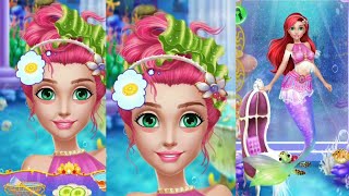Mermaid Princess Makeup salon 2020//Cinderella makeup salon game//Barbie mermaid makeup & dress up screenshot 4