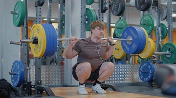 RAW 190kg/418lb ATG 6-Second Pause Squat — Supertotal Training Week 2, Day 1