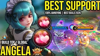 ANGELA BEST BUILD 2026 | BUILD TOP 1 GLOBAL ANGELA GAMEPLAY | MOBILE LEGENDS✓