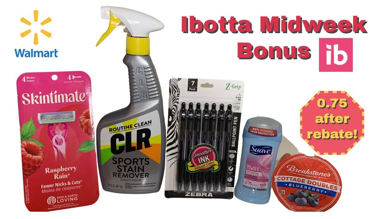 Ibotta deals at walmart this week. Walmart Ibotta MidWeek Moneymaker