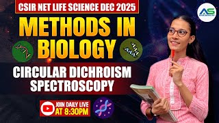 CD Spectroscopy  | METHODS IN BIOLOGY | LIFESCIENCE DEC 2025 #apnasapnajrf