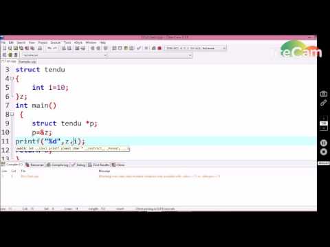 #42 pointer concept in struct in C