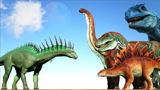 NEW AMARGASAURUS VS ARK DINOSAURS | Cantex