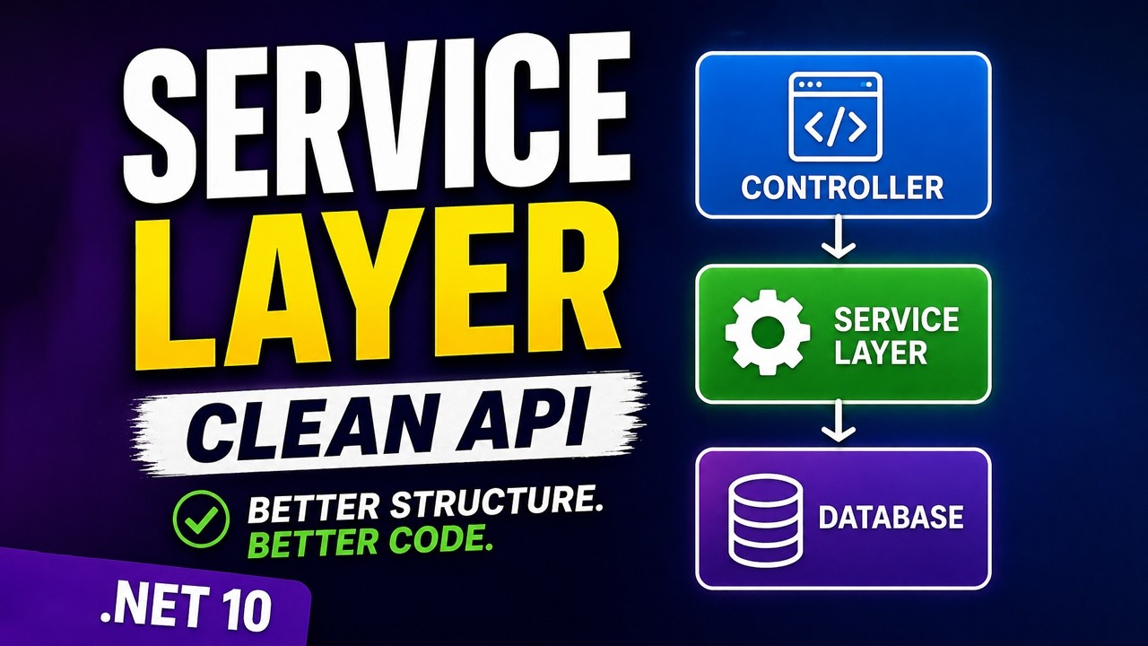 Service Layer in ASP.NET Core .NET 10 - YouTube
