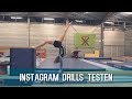 Instagram drills filmpjes uitproberen  challenge  typisch turnen