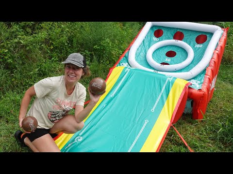 Flybar FunPark Giant Inflatable Skee-Ball Unboxing Review