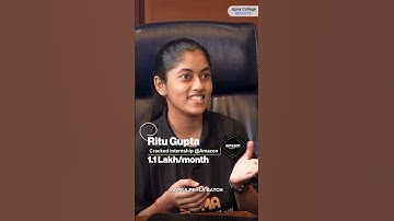 Amazon Software Intern : Complete Interview lesson available on Apna College