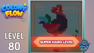 Colony Flow! Level 80: Gameplay Solution