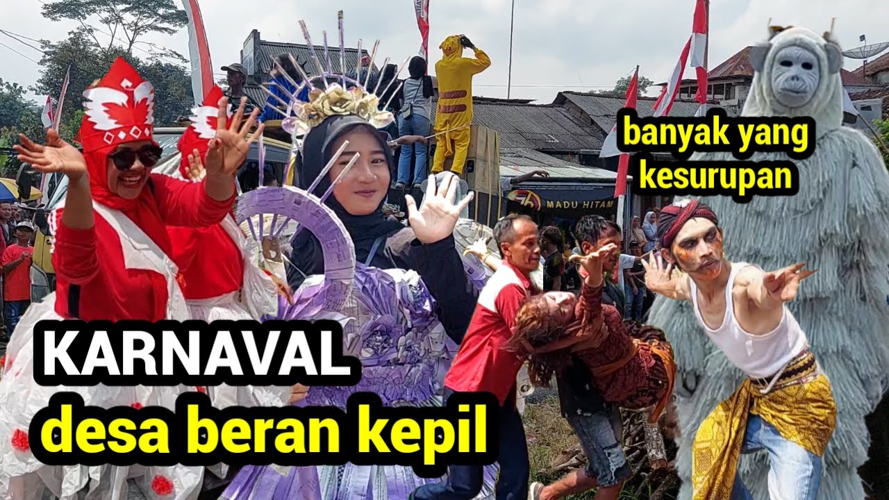 KARNAVAL desa beran kepil 2025 full - merti desa dan peringatan hut ri ke 80