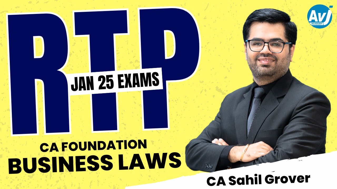 Rtp for jan 25 exams ca foundation business laws ca sahil grover