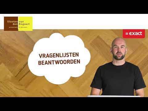 Exact Online - Vragenlijsten beantwoorden