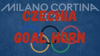 Men´s team Czech Republic Olympic Games 2026 Goal Horn🔵🟡⚫🟢🔴