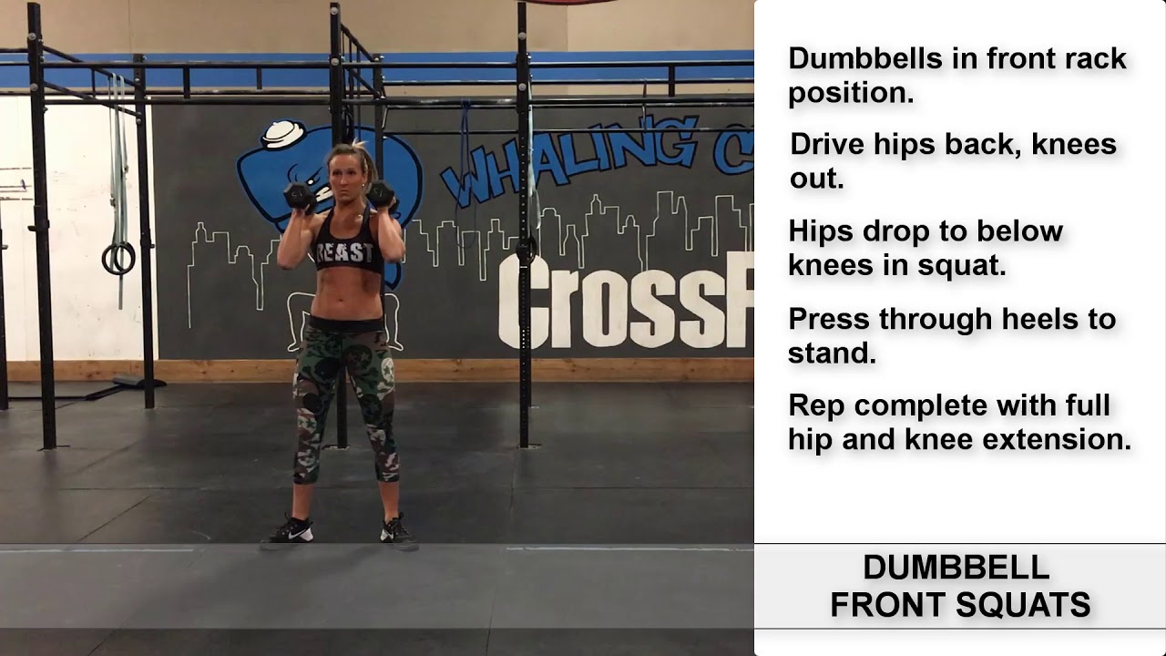 TTSL Daily Movement | How To Do Dumbbell Front Squats - YouTube