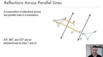 Geometry 9-4 Composition of Isometries: Problem 1 - Composing Reflections Across Parallel Lines