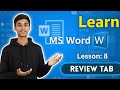MS Word Part 8 | Microsoft Word Tutorial | MS-Word Tutorial for Beginners | MS Word Review Tab