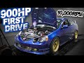 900HP AWD K24 RSX FIRST DRIVE! (10,000RPM Pulls with 2.2L Destroker) - Ep.14