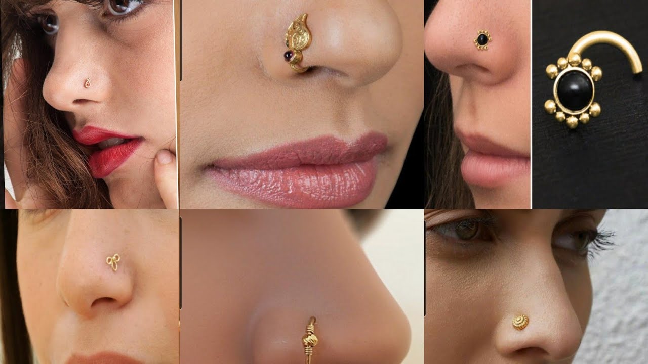 Latest Nose Pin Designs... Mukkuthi collection... Trendy, stylish
