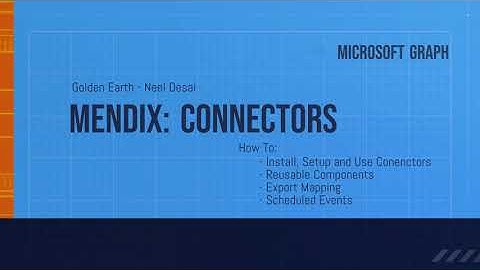 Connectors | Microsoft Graph | Mendix