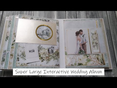 Super Large Interactive | Wedding Album | Truly Yours | P13 With My Free Cutting Guide