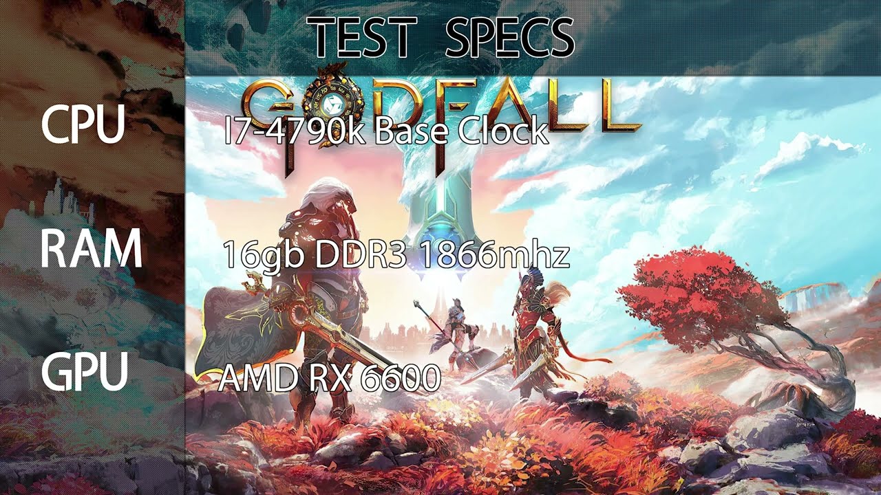 Godfall | Intel Core I7-4790k | RX6600 | 1080p Low to Ultra and RT Settings Benchmark