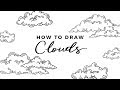 How to Draw Clouds | DOODLE WITH ME + Tutorial