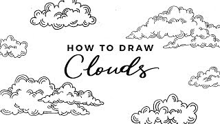 How to Draw Clouds | DOODLE WITH ME + Tutorial