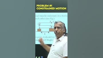 Problem #1 Constrained Motion | Physics | #shorts #physics #iit #jeeadvanced