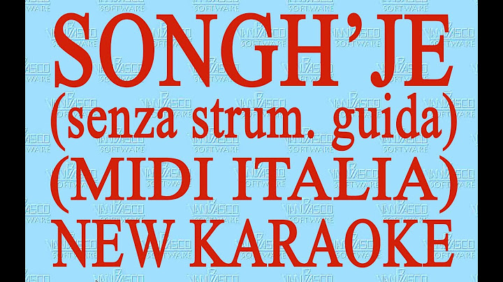 Songh'io (Gigi Finizio) (senza strum. guida)- Midi Napoli - Antologia della canzone napoletana
