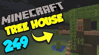 How To Build A Tree House - Things To Build In Minecraft -  EP. 249.