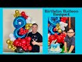8th Birthday Balloon Bouquet  (Balloon Decoration)
