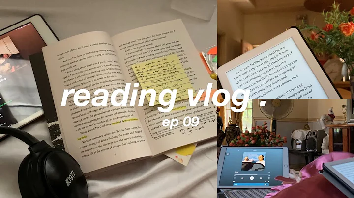cozy kindle reading vlog  lots of reading, book un...