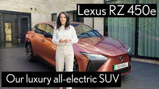 2024 Lexus RZ 450e walkaround: take a tour of our luxury all-electric SUV