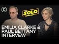 Solo: Emilia Clarke and Paul Bettany Describe Their Unforgettable First Day on Set