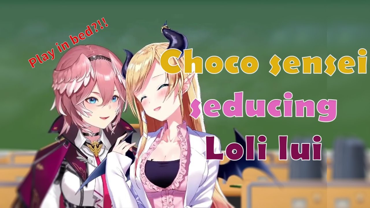Choco sensei Seducing Loli Lui for "PLAYING" in bed with her!!!!