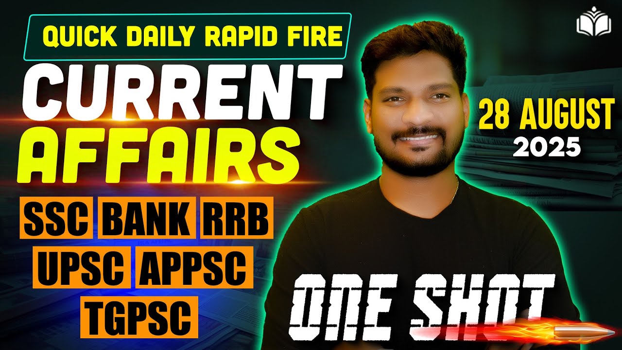 QUICK DAILY RAPID FIRE CURRENT AFFAIRS 2025 | ALL COMPETITIVE EXAMS ...