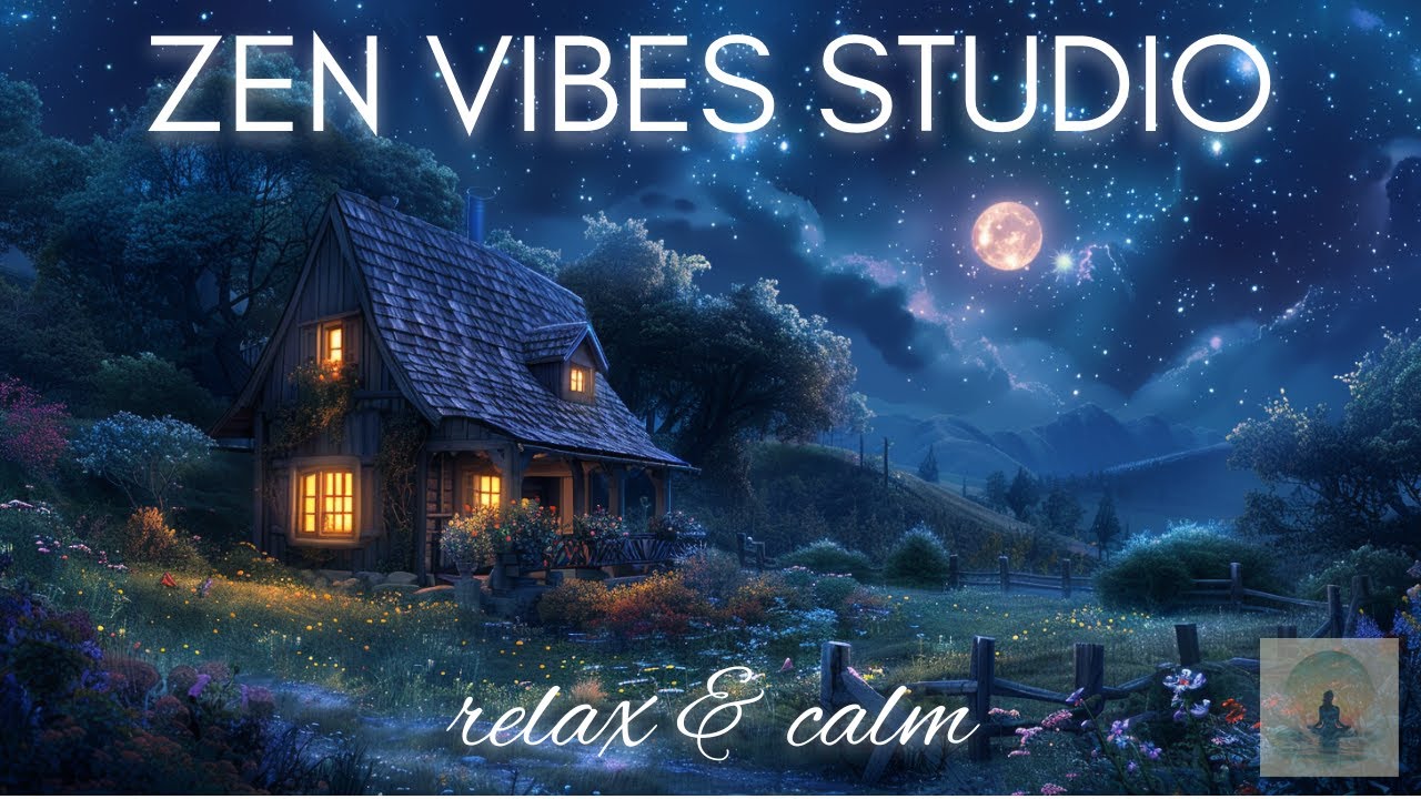 Countryside Tranquility: Relaxing Music With a Cozy Cottage View 🌾🏡