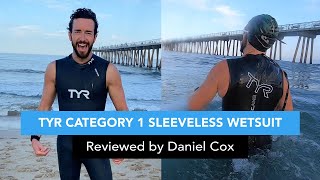 Tyr Men S Category 1 Sleeveless Wetsuit Reviewed By Daniel Cox Swimoutlet Com Youtube