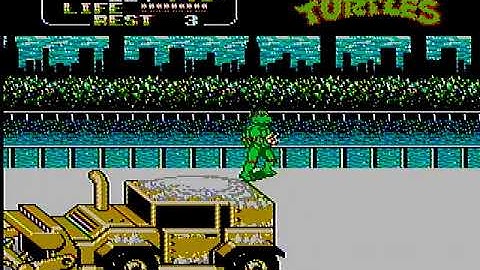Teenage Mutant Ninja Turtles II: The Arcade Game - NES Longplay - Solo 1CC, Real Hardware