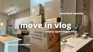 MOVING DAY | empty apartment tour, organization, target haul & more!