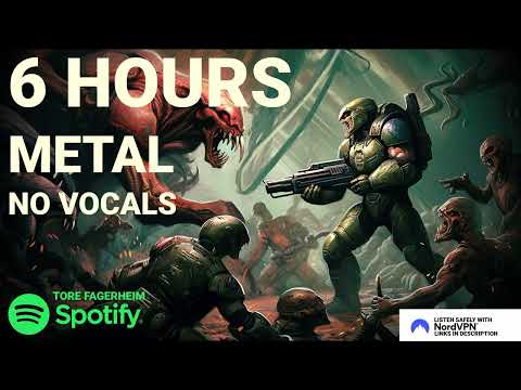 6 Hours of Metal, No Vocals - Gaming / Workout / Motivation