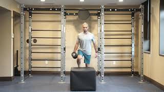 Step Up Single Arm Ipsilateral DB