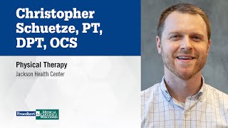 Christopher Schuetze physical therapist