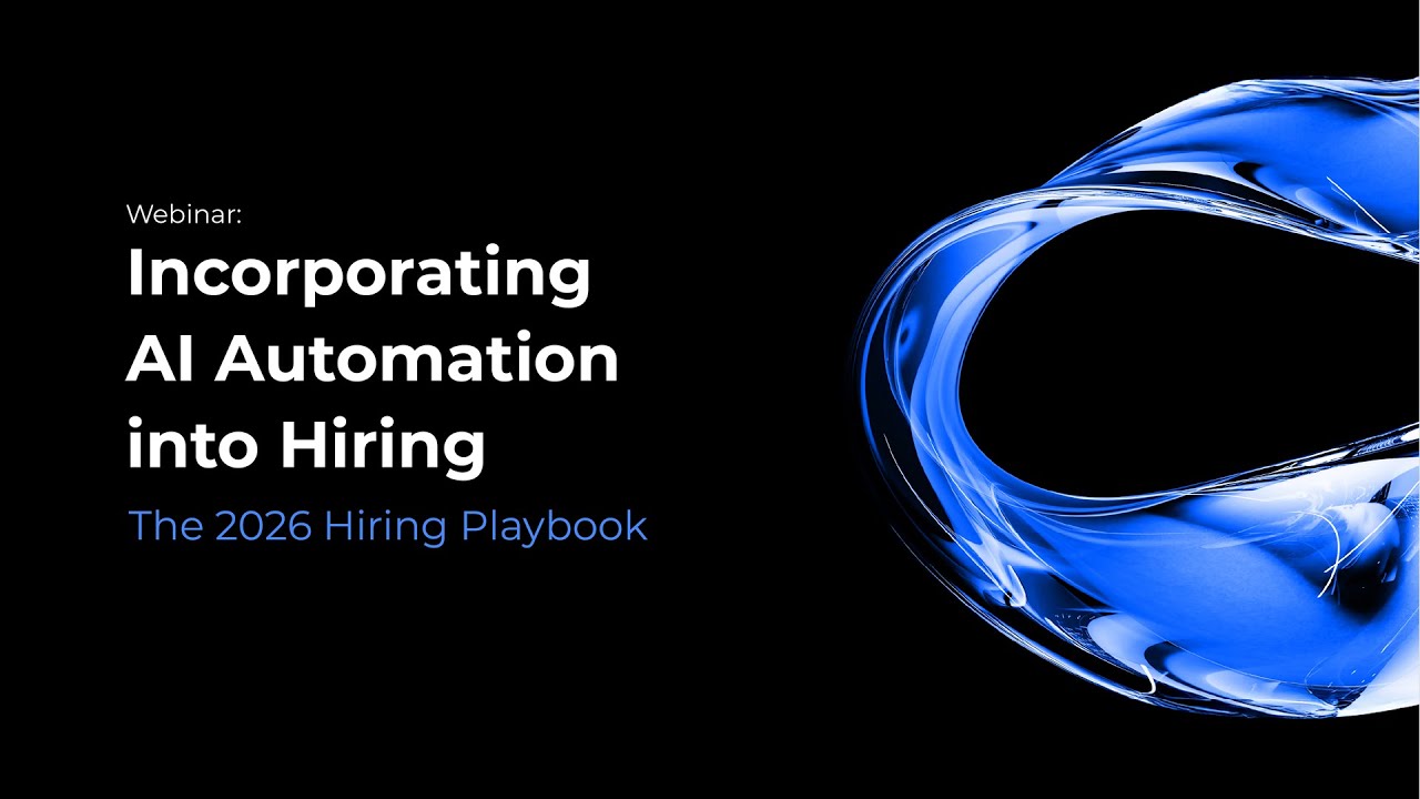 Incorporating AI Automation into Hiring: The 2026 Hiring Playbook - YouTube