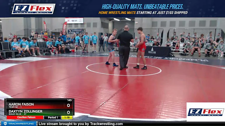 Mat 9 145 Aaron Faison North Carolina Vs Daxtyn Zo...