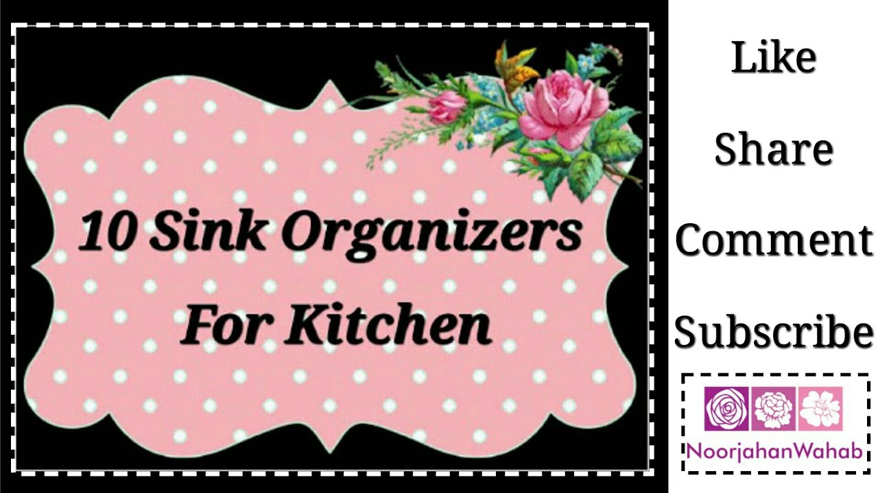 10 Kitchen Sink Organizers under 500rs - Amazon - YouTube